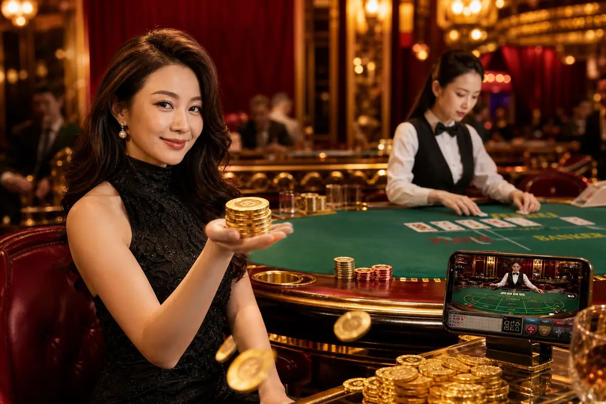 k74777 Live Baccarat ဒိုင်လာနှင့် ကစားခြင်း